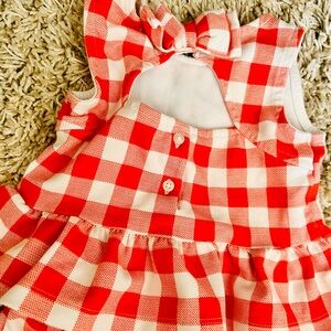 Janie & Jack Red and White Shorts Set EVERYTHING MUST GO